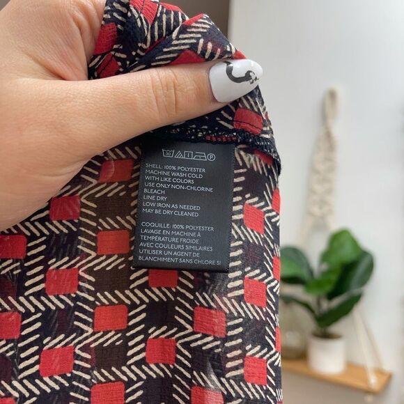 OU Chiffon L/S Sheer Top - Picture 12 of 13